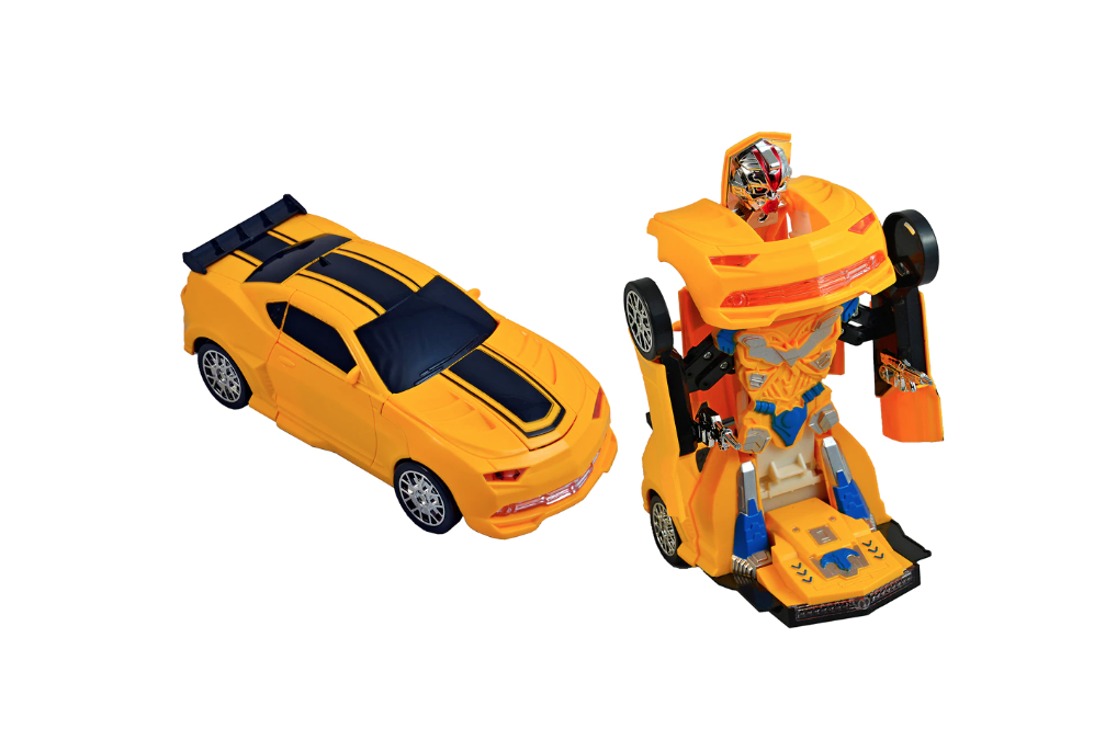 Masinuta Robot Transformers Galbena